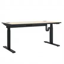 Nowy Styl eModel 3.0 T-LEG M RC - höhenverstellbarer Schreibtisch mit Kabelschlange und Kabelkanal