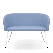 Nowy Styl Naudu und Naudu WAVY 2-Sitzer Sofa mit niedrigem Vierfuß-Gestell