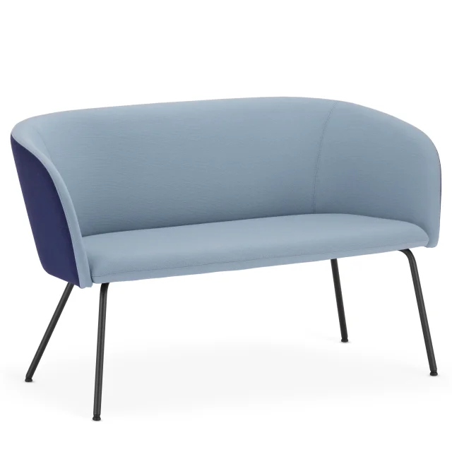 Nowy Styl Naudu und Naudu WAVY - 2-Sitzer Sofa mit Vierfuß-Gestell - in drei Sitzhöhen erhältlich