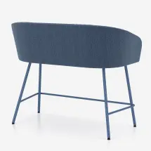 Nowy Styl Naudu und Naudu WAVY 2-Sitzer Sofa mit hohem Vierfuß-Gestell