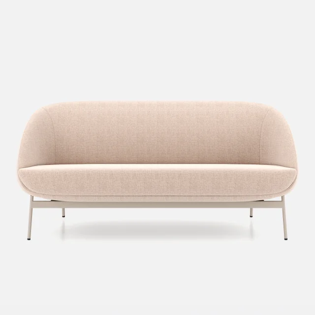 Sofa Nowy Styl Mollen - Bezug einfarbig oder zweifarbig