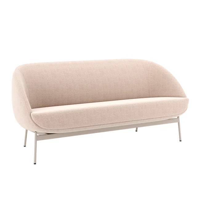 Nowy Styl Mollen 2U - 2-Sitzer Sofa  mit Metallgestell