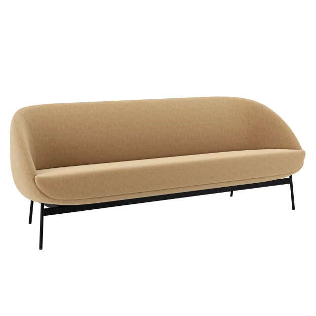 Nowy Styl Mollen 3U - 3-Sitzer Sofa  mit Metallgestell