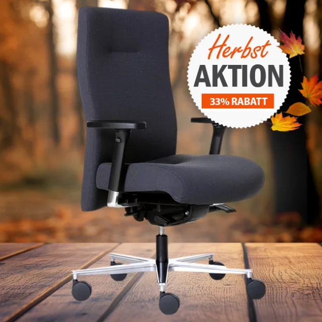 Herbstaktion mit 33% RABATT - XXL-Bürostuhl Rovo Chair R200 Sumo 8020 S7 für große oder schwere Personen bis 200 kg