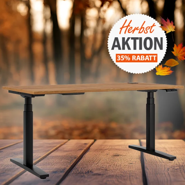 Herbstaktion mit 35% RABATT - Nowy Styl 0 -  elektrische höhenverstellbarer Schreibtisch