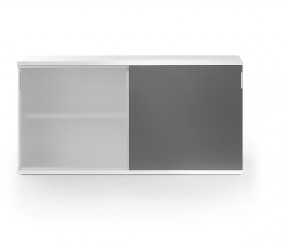 Leuwico iSCUBE Sideboard | B 160 cm mit Schiebetür aus Glas