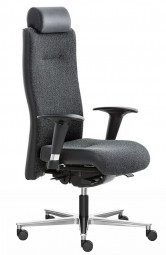 Rovo XP mit Polsterrücken, Kopfstütze und Ergo-Balance/Rovo Chair Bürostuhl Modell 4030 EB