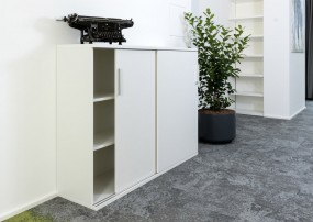 Leuwico iSCUBE Schiebetürenschrank 3OH | B 160 cm